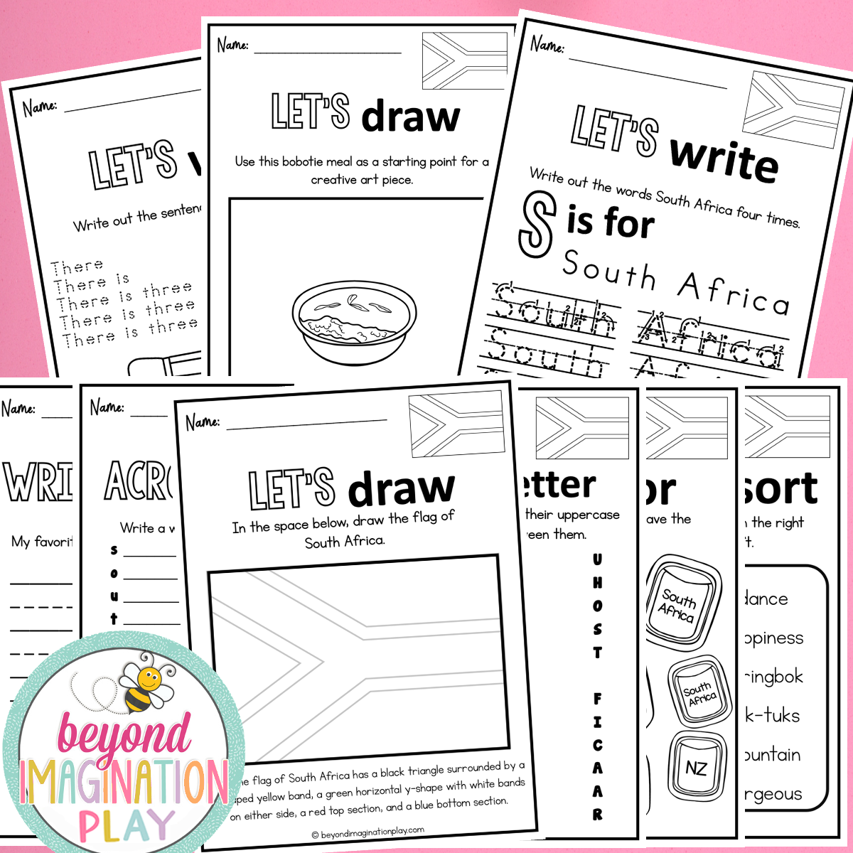 South Africa Country Study Activity Pack