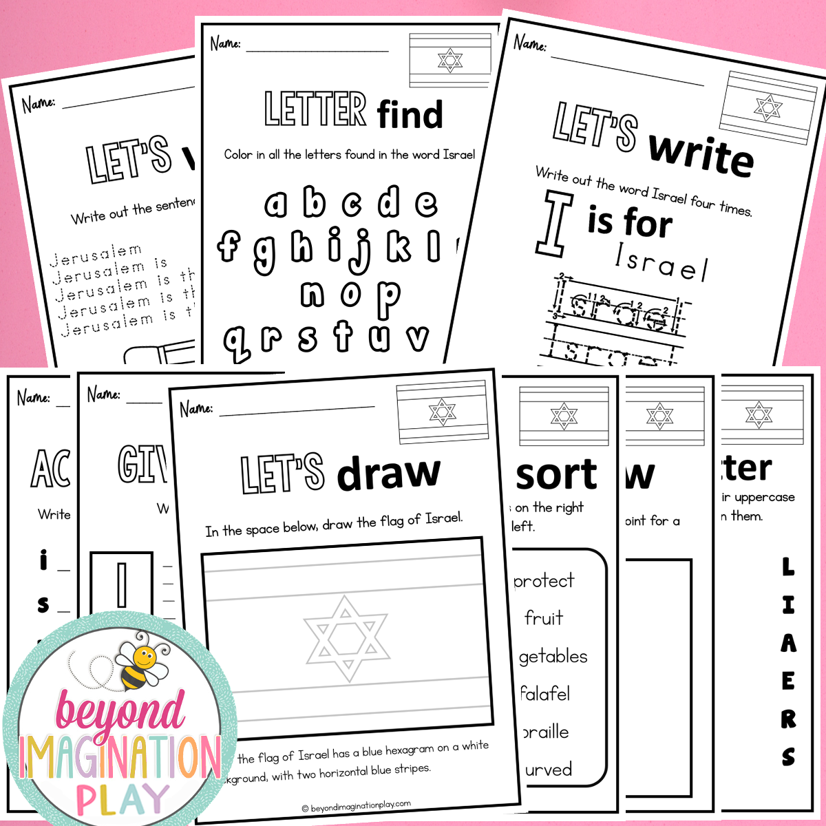 Israel Country Study Activity Pack