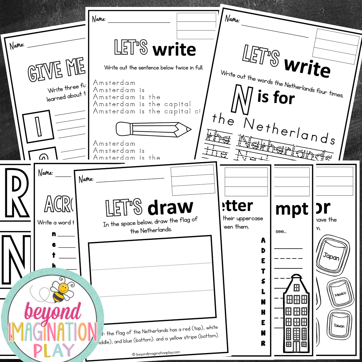 The Netherlands Country Study Activity Pack