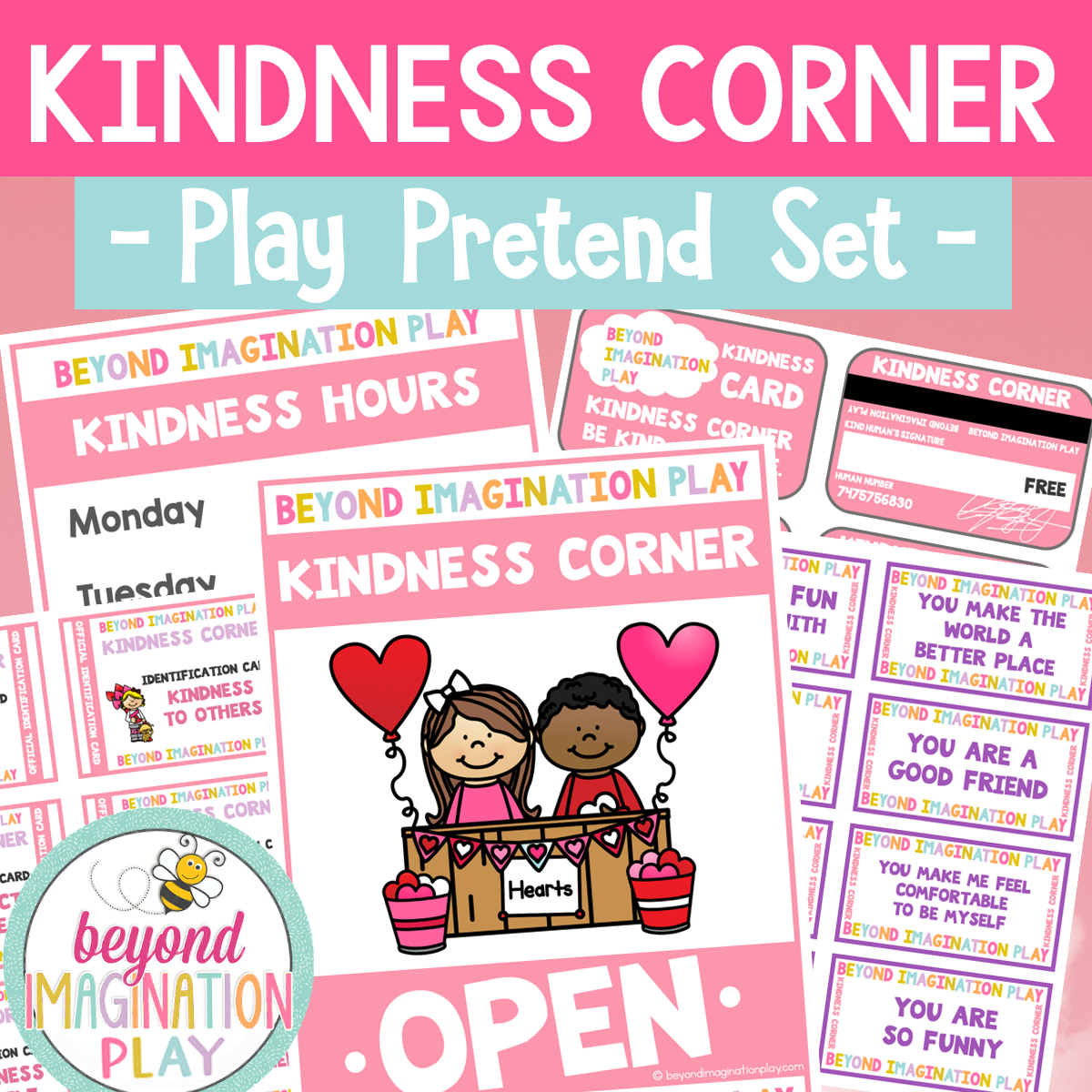 Kindness Corner - Play Pretend Set
