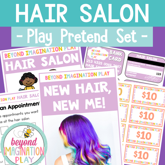 Hair Salon  - Play Pretend Set