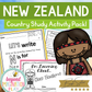 New Zealand Country Study Activity Pack