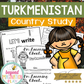 Turkmenistan Country Study Activity Pack
