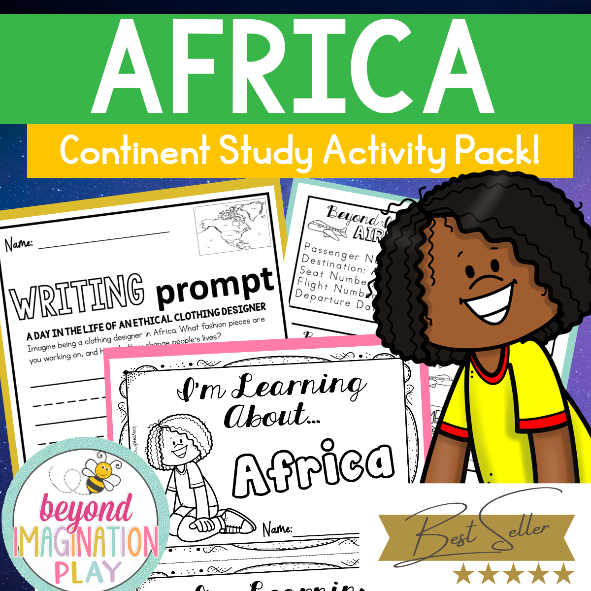 Africa Continent Study Activity Pack