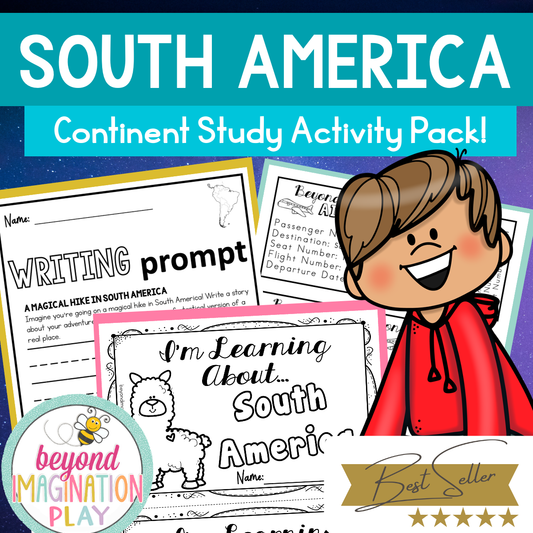 South America Continent Study Activity Pack