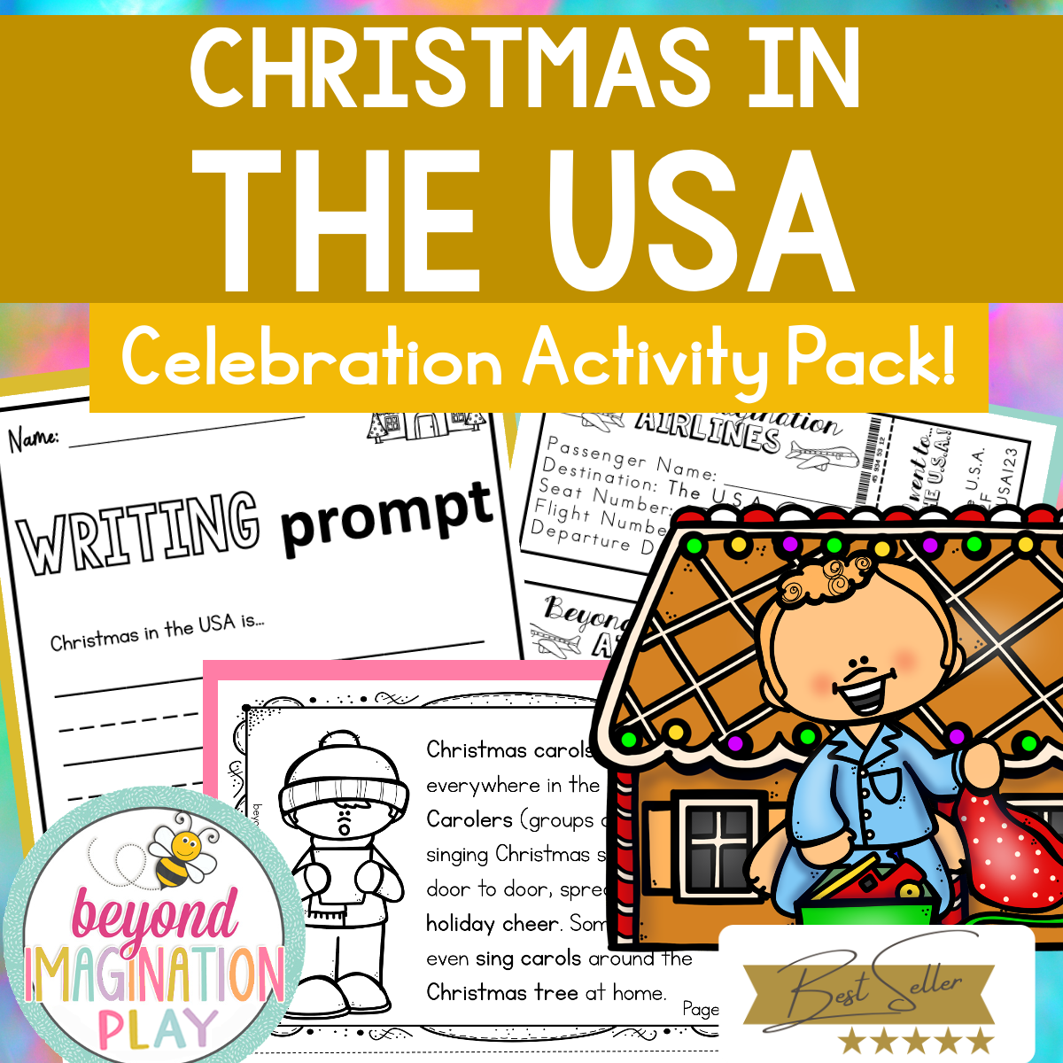 Christmas in the USA Activity Pack