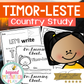 Timor-Leste Country Study Activity Pack