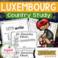 Luxembourg Country Study Activity Pack