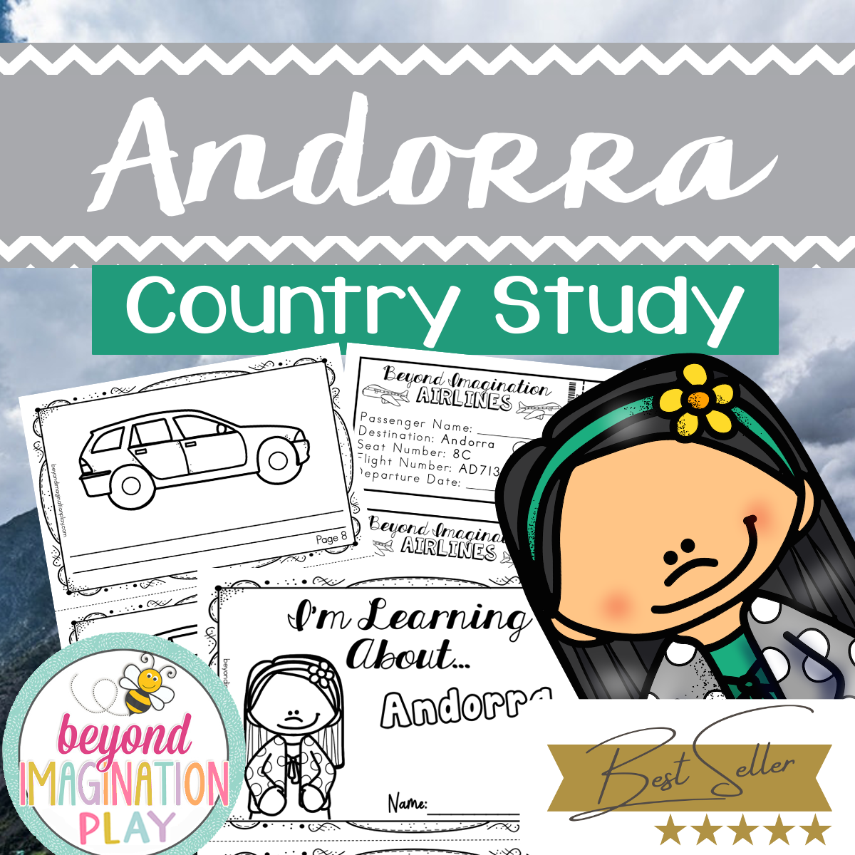 Andorra Country Study Activity Pack