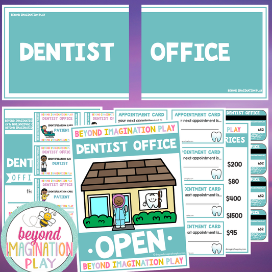 Dentist Play Pretend Pack