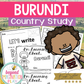 Burundi Country Study Activity Pack