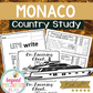 Monaco Country Study Activity Pack
