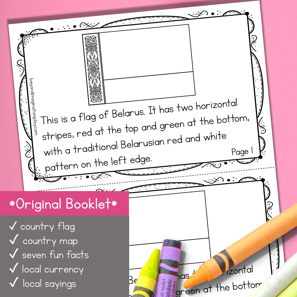 Belarus Country Study Activity Pack