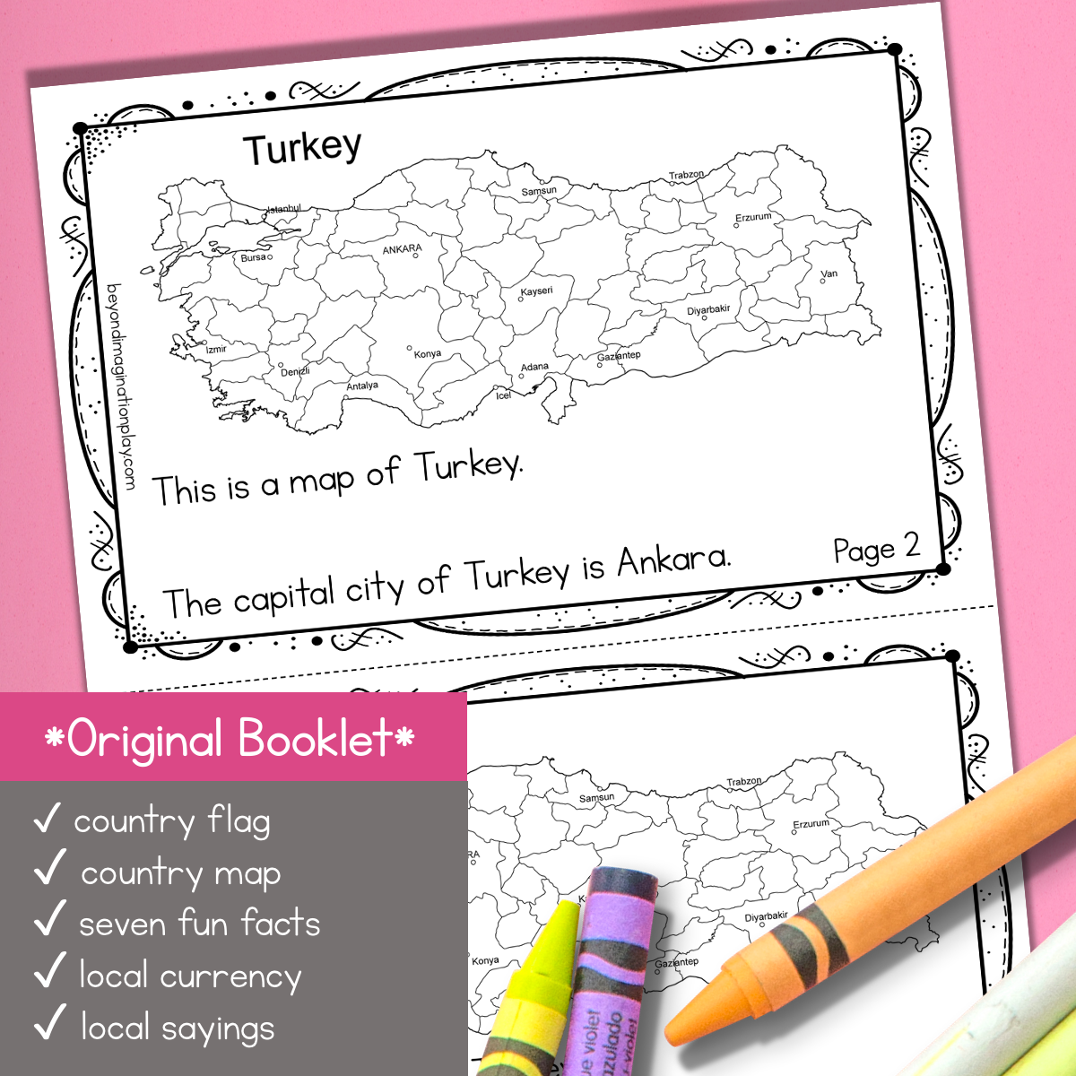 Turkey Country Study Activity Pack