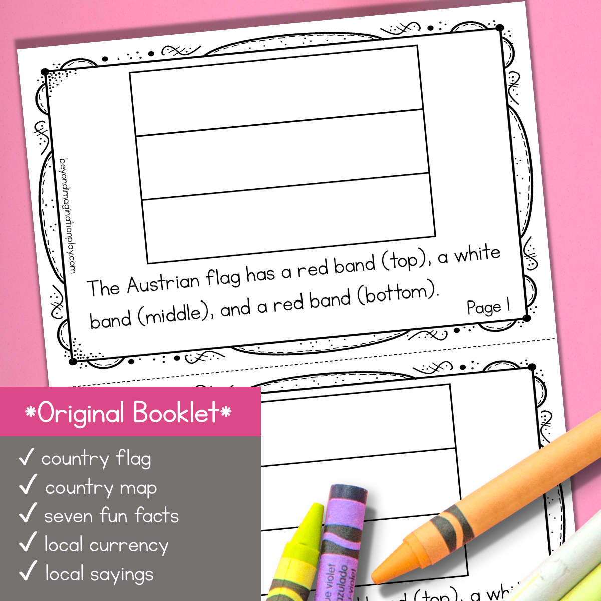 Austria Country Study Activity Pack
