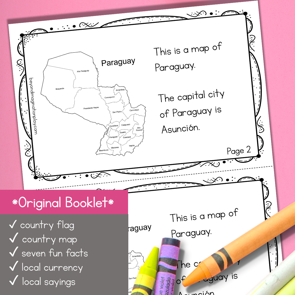 Paraguay Country Study Activity Pack