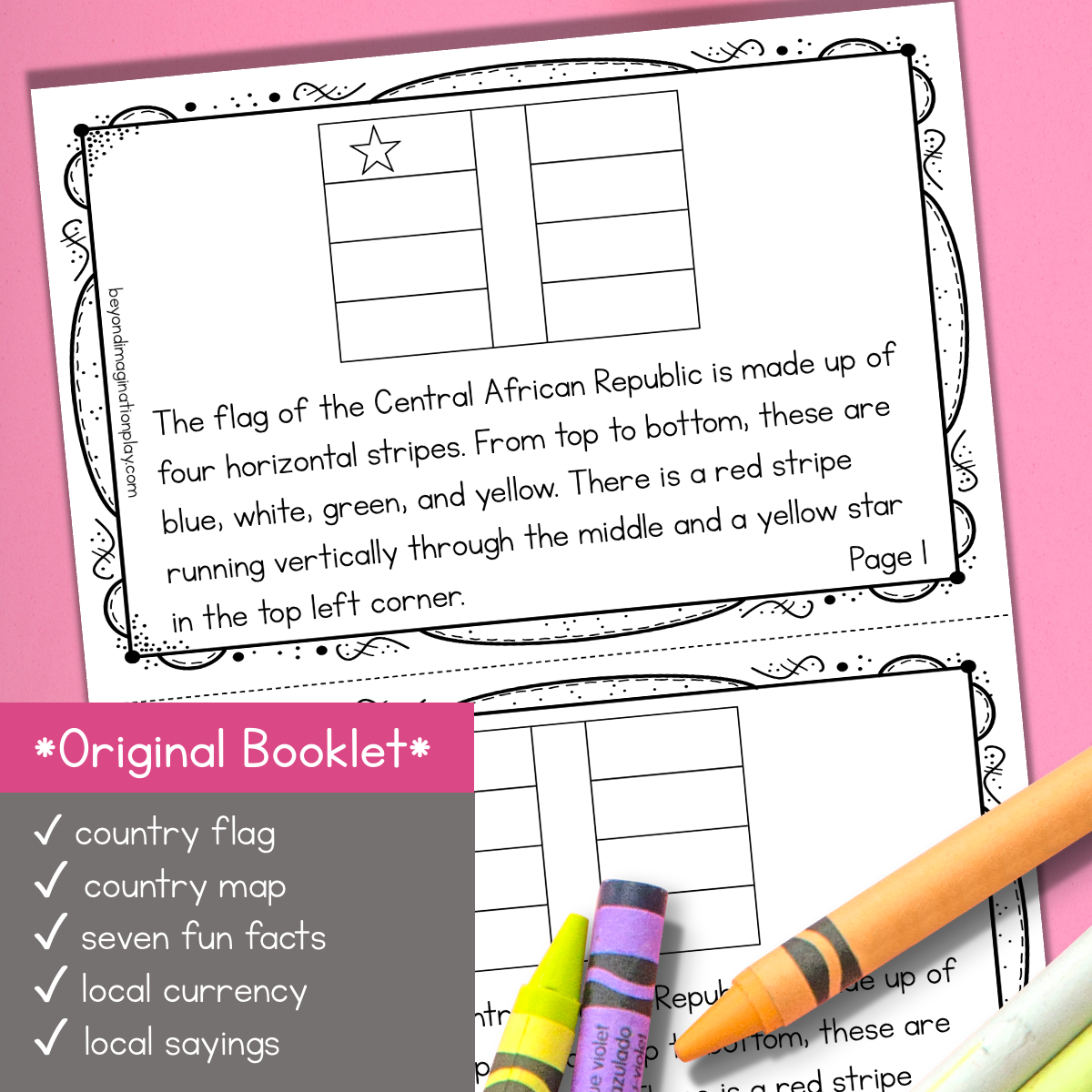 Central African Republic Country Study Activity Pack