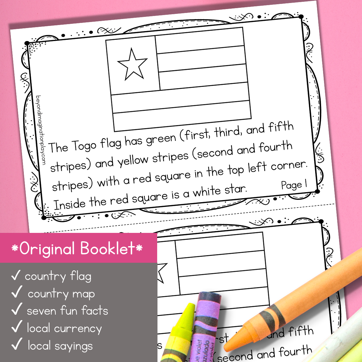 Togo Country Study Activity Pack
