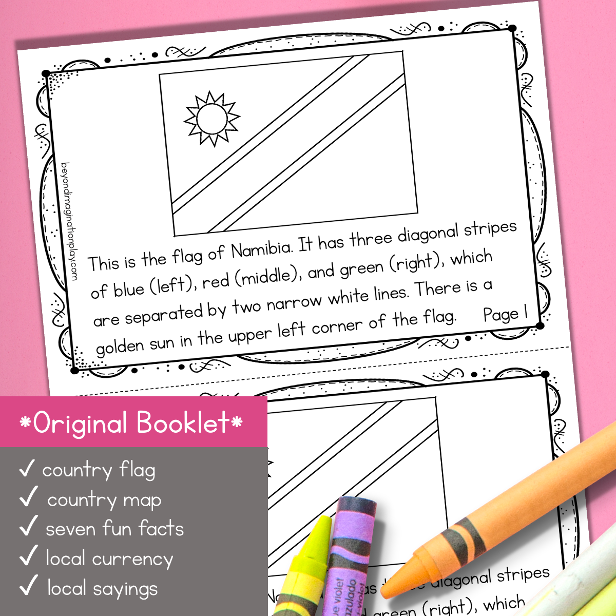 Namibia Country Study Activity Pack