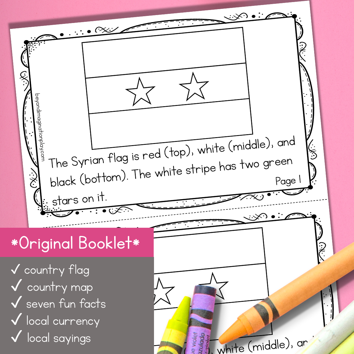 Syria Country Study Activity Pack