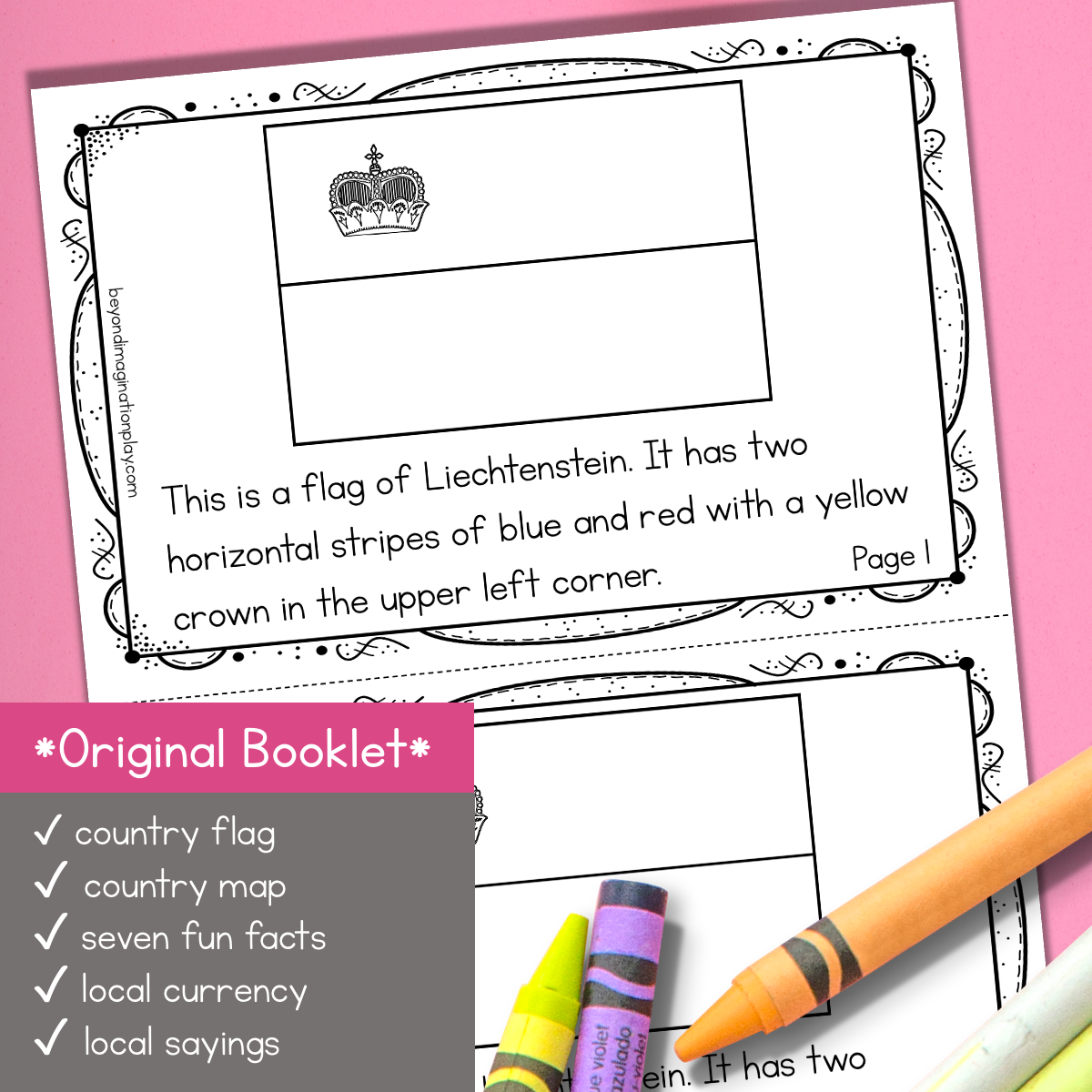 Liechtenstein Country Study Activity Pack