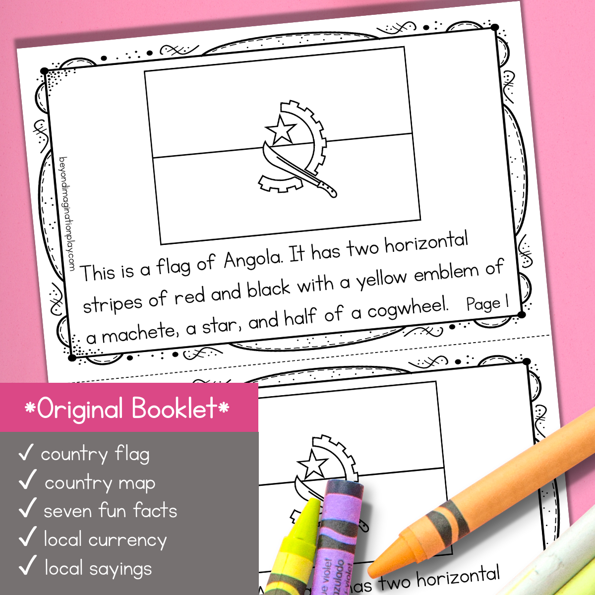 Angola Country Study Activity Pack