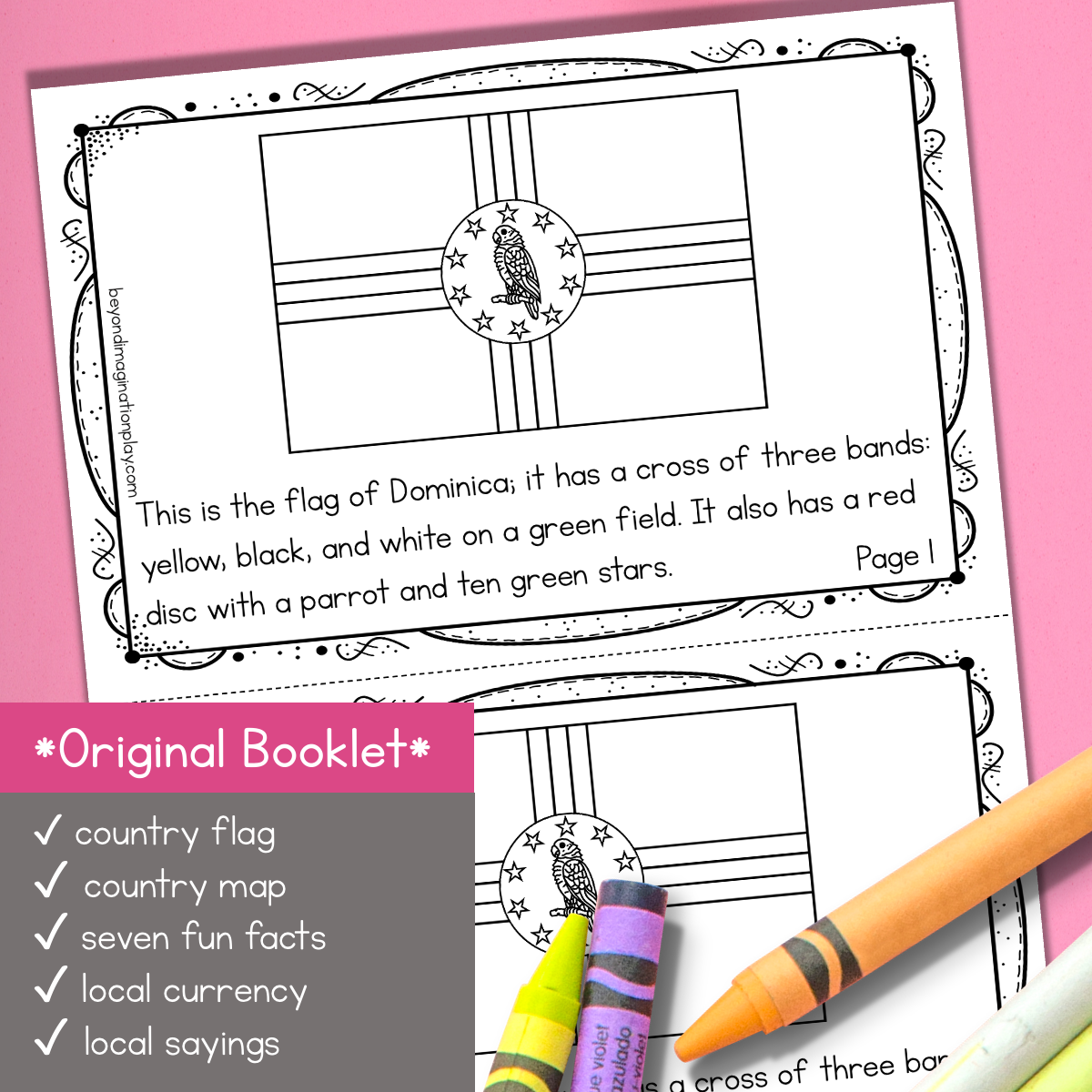 Dominica Country Study Activity Pack