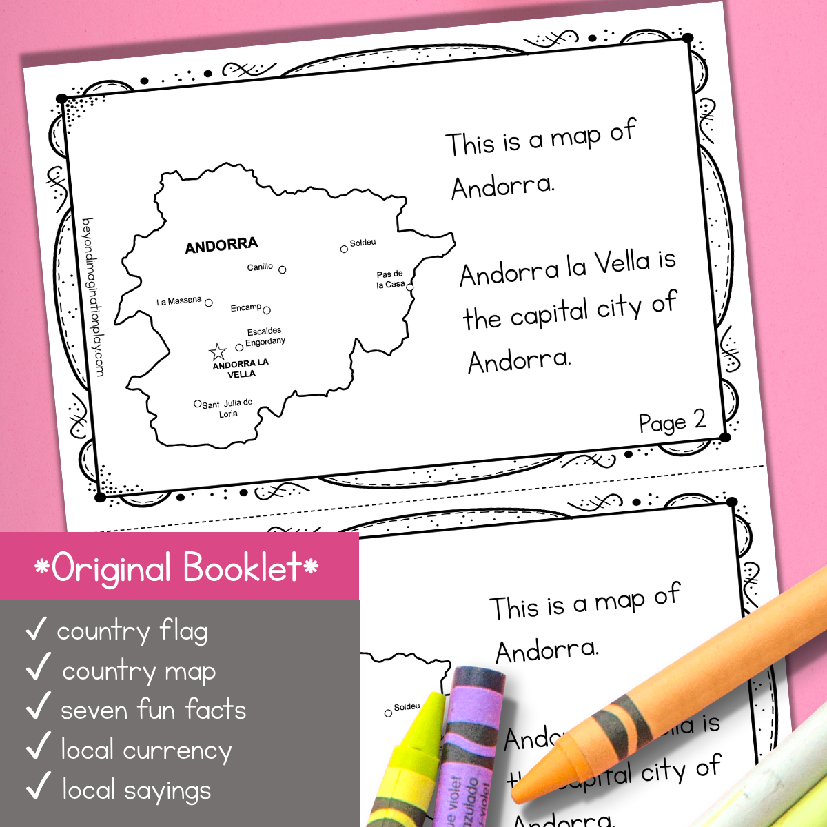 Andorra Country Study Activity Pack