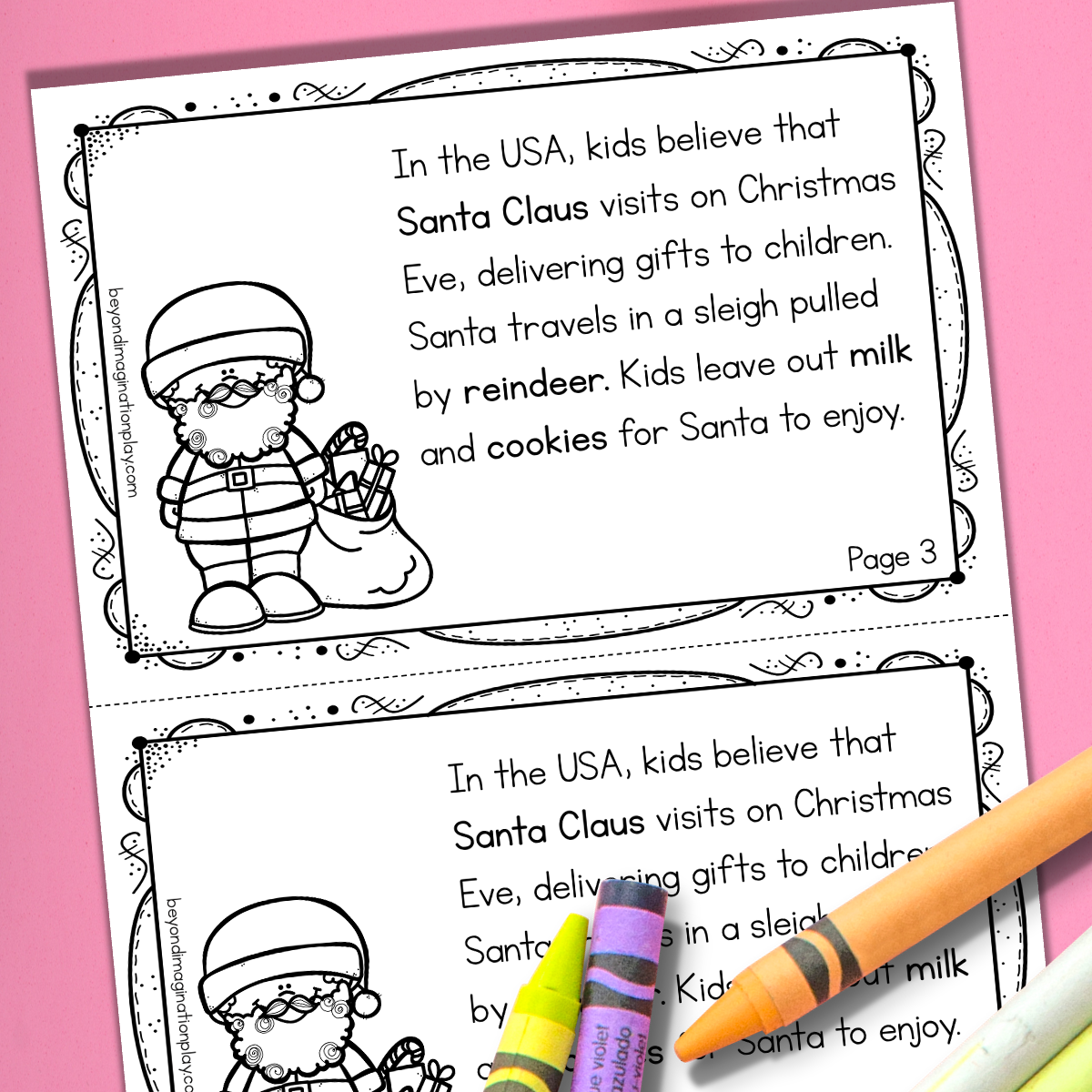 Christmas in the USA Activity Pack