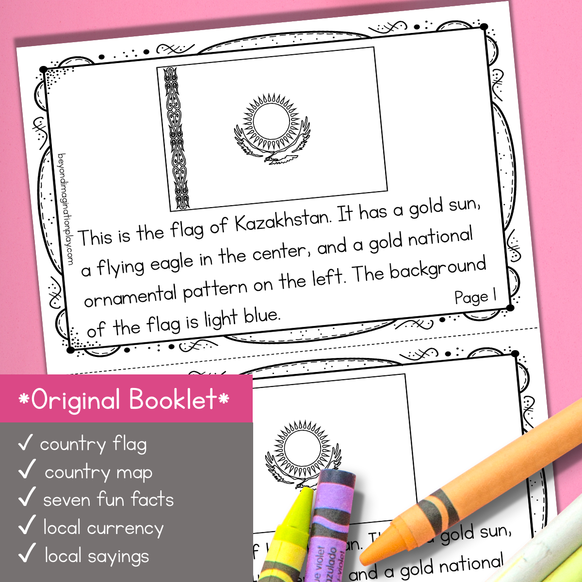 Kazakhstan Country Study Activity Pack