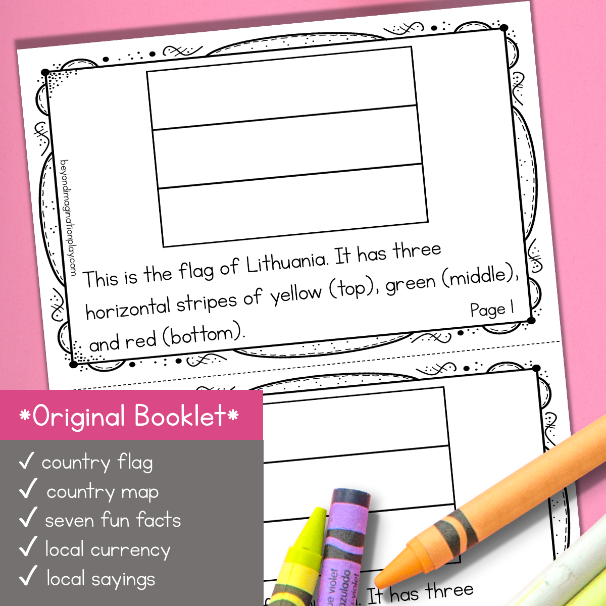 Lithuania Country Study Activity Pack