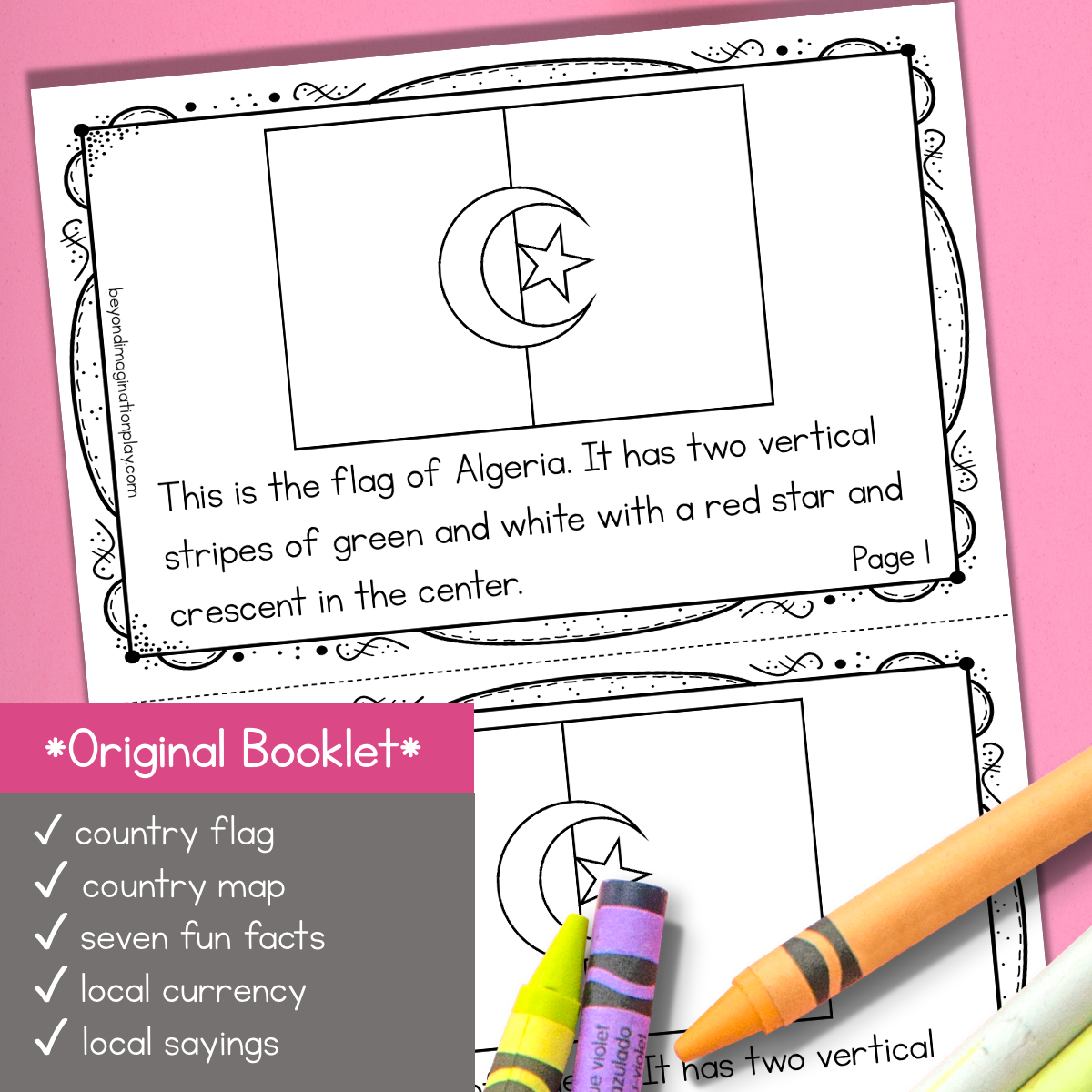 Algeria Country Study Activity Pack