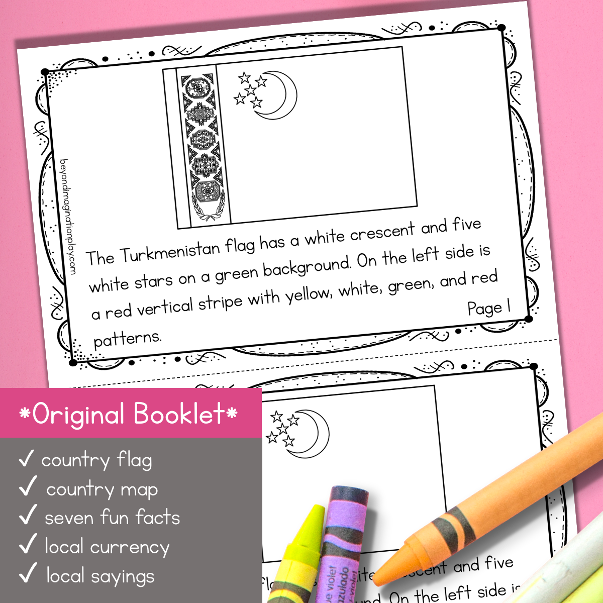 Turkmenistan Country Study Activity Pack