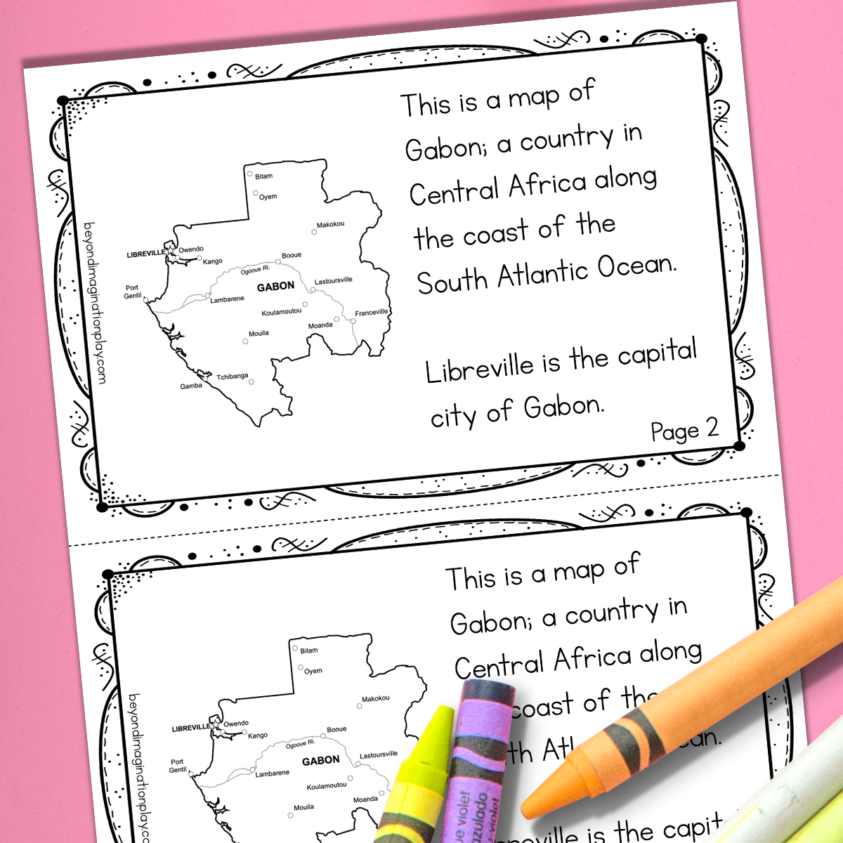 Gabon Country Study Activity Pack