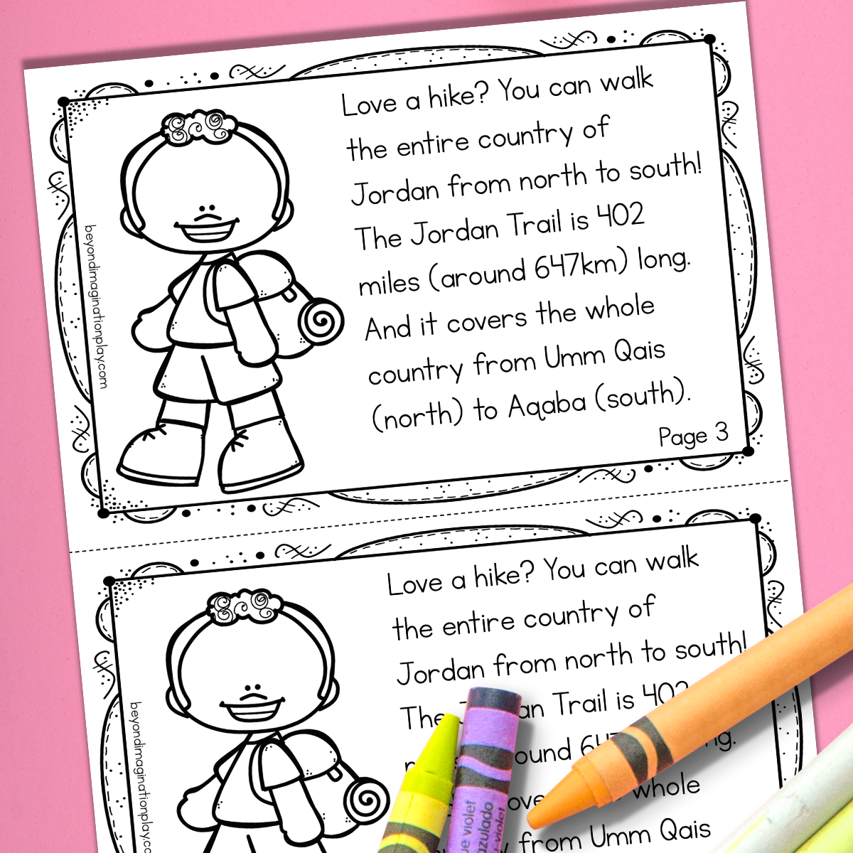 Jordan Country Study Activity Pack