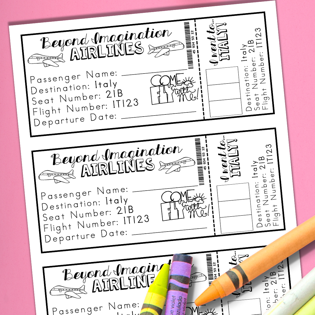 Italy Country Study Activity Pack