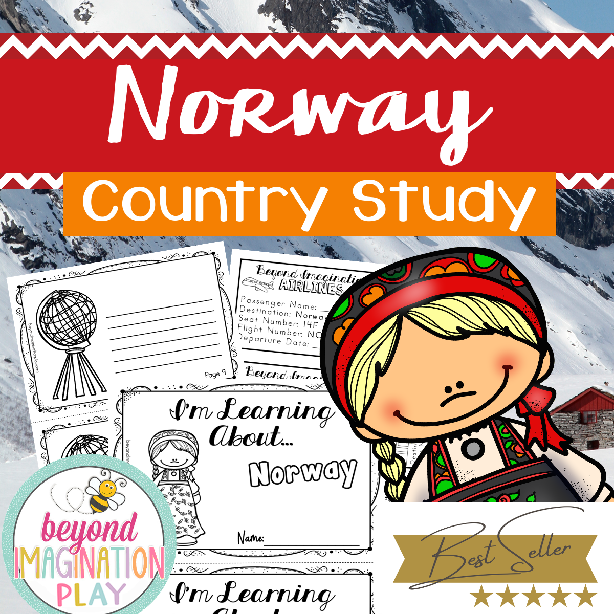 Norway Country Study Activity Pack