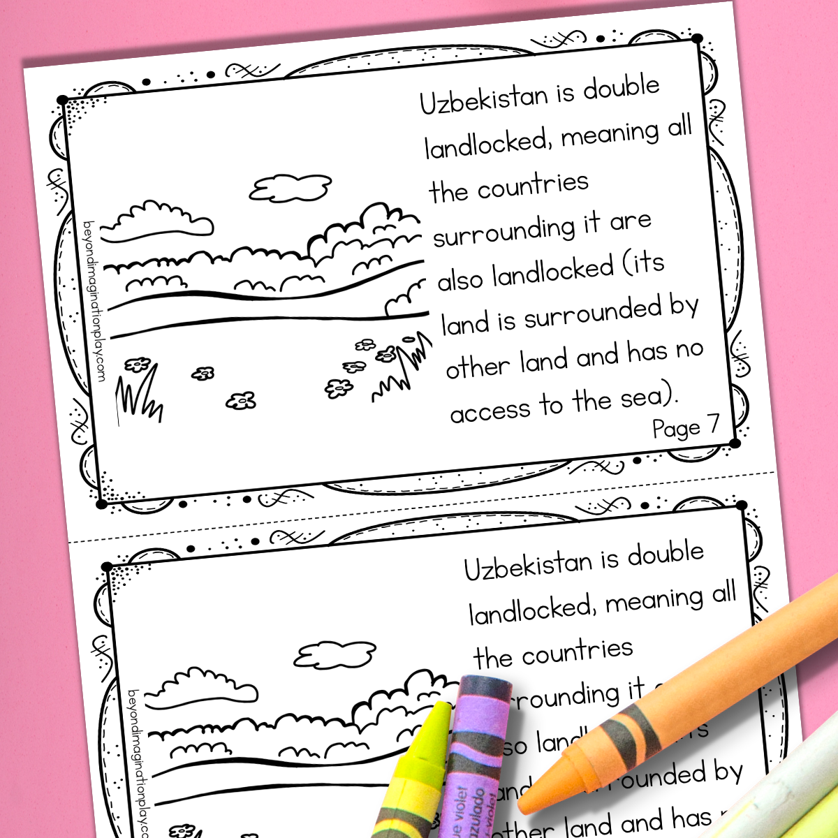 Uzbekistan Country Study Activity Pack
