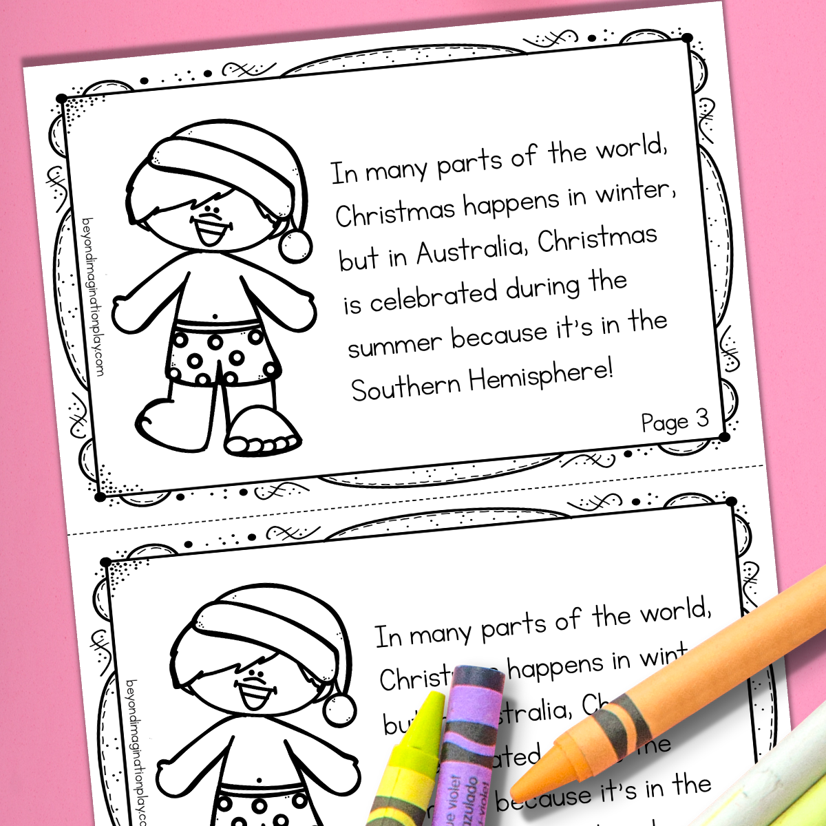 Christmas in Australia Activity Pack