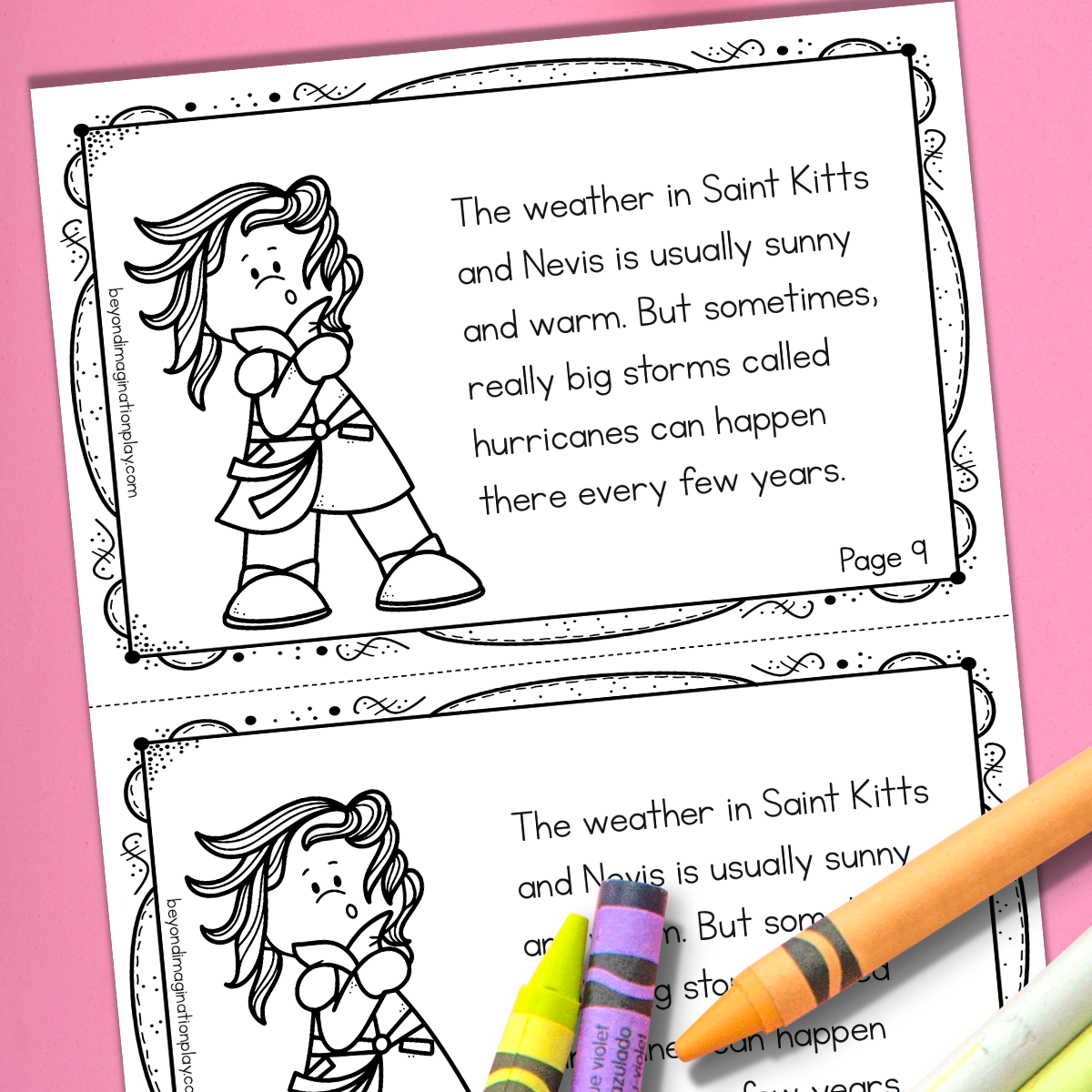 Saint Kitts and Nevis Country Study Activity Pack