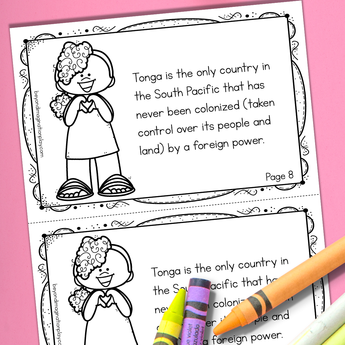 Tonga Country Study Activity Pack