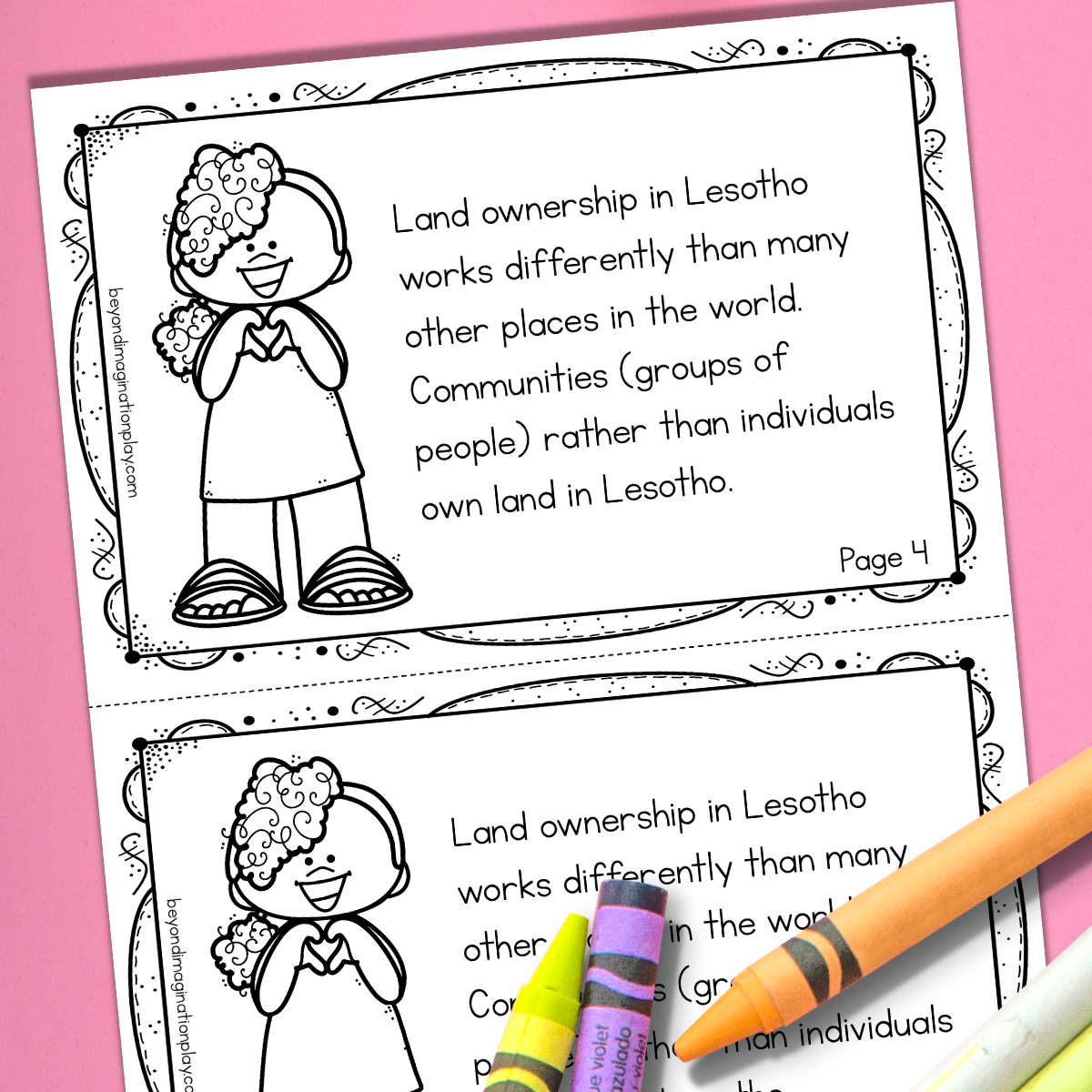 Lesotho Country Study Activity Pack