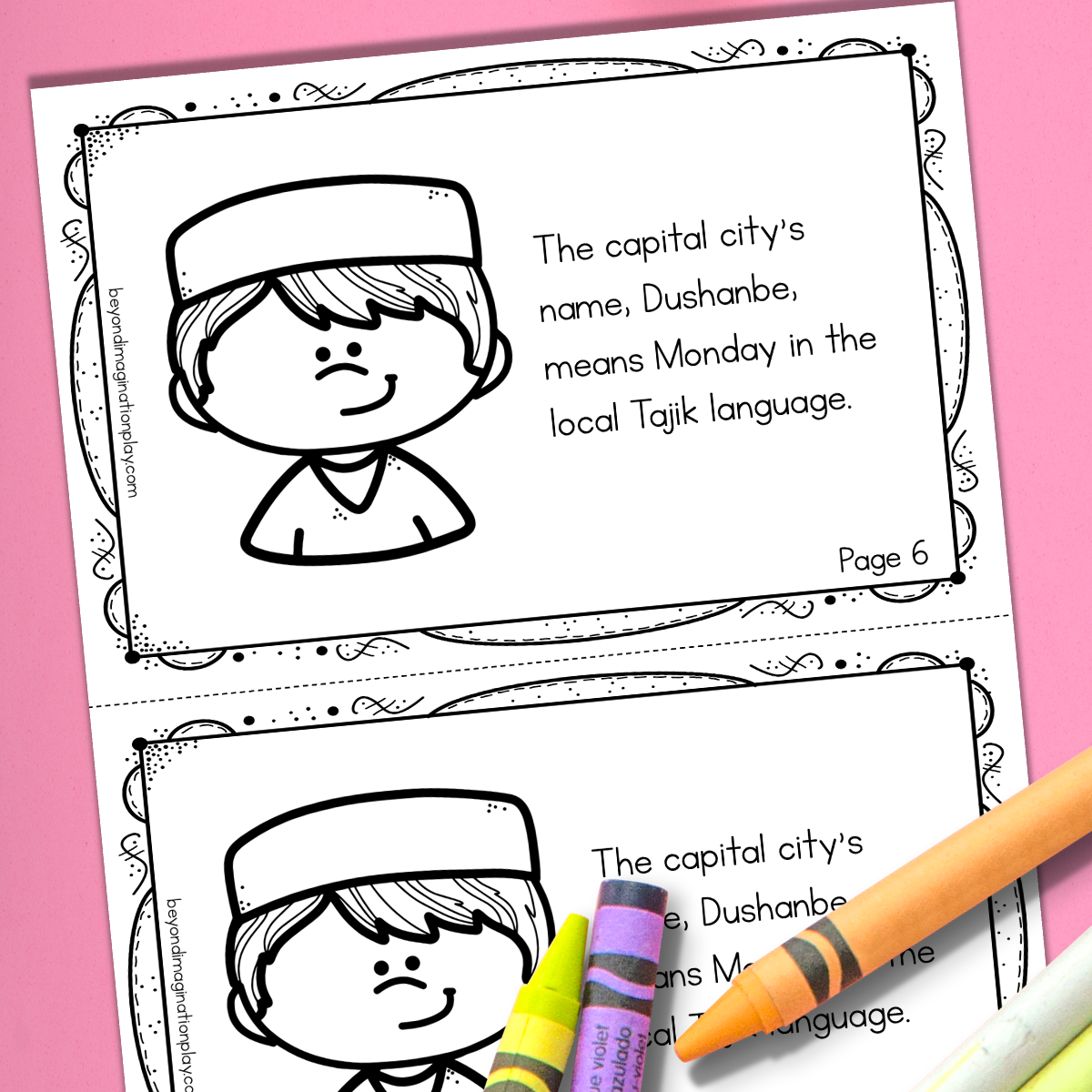 Tajikistan Country Study Activity Pack