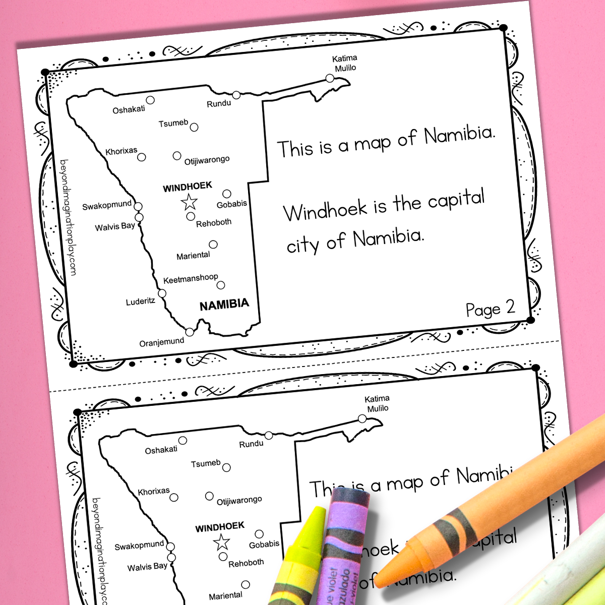 Namibia Country Study Activity Pack