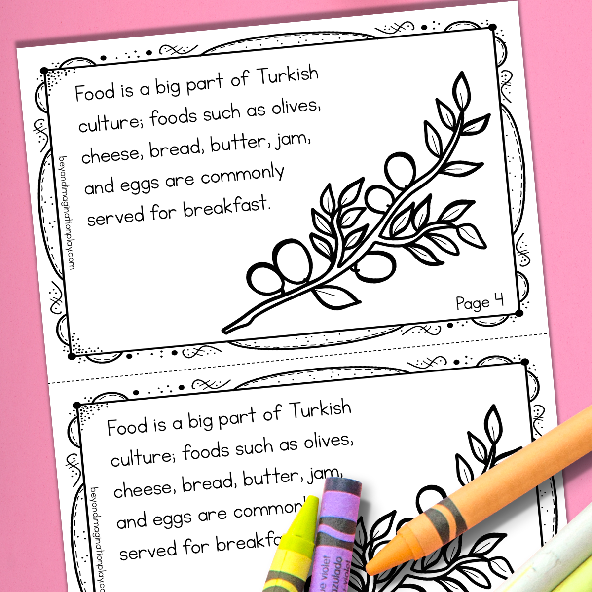 Turkey Country Study Activity Pack