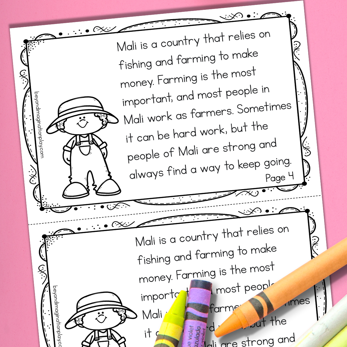 Mali Country Study Activity Pack