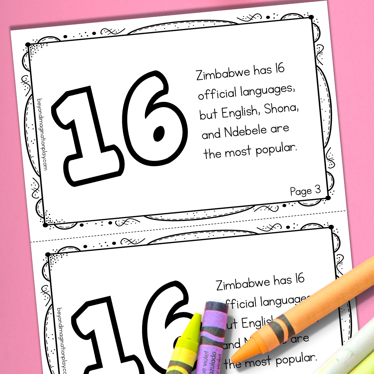 Zimbabwe Country Study Activity Pack