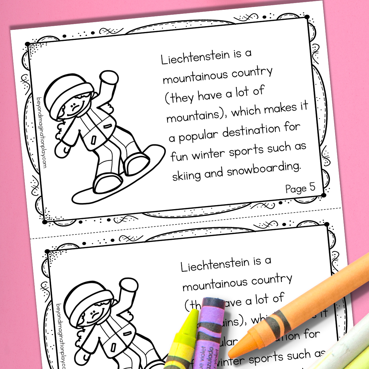 Liechtenstein Country Study Activity Pack