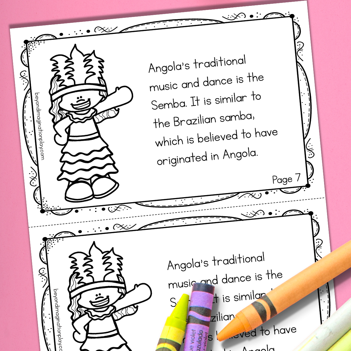 Angola Country Study Activity Pack