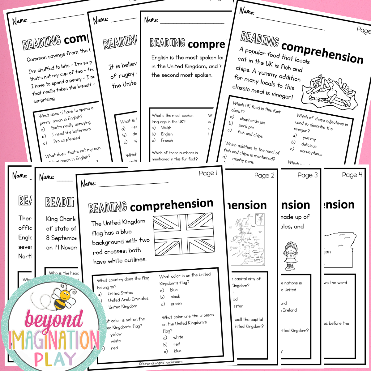 The United Kingdom Country Study Activity Pack
